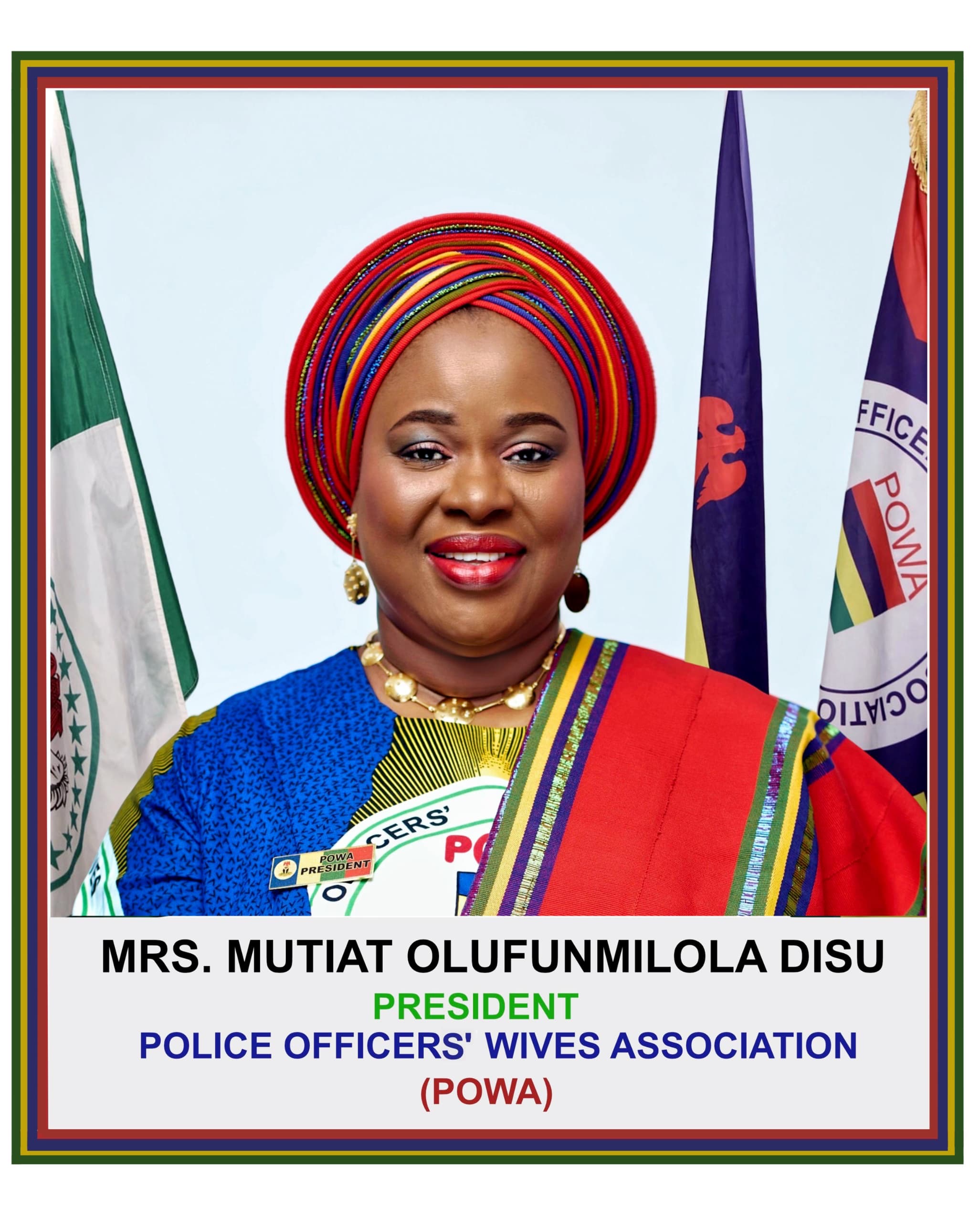 Mrs. Mutiat Oluwafunmilola Disu — POWA President