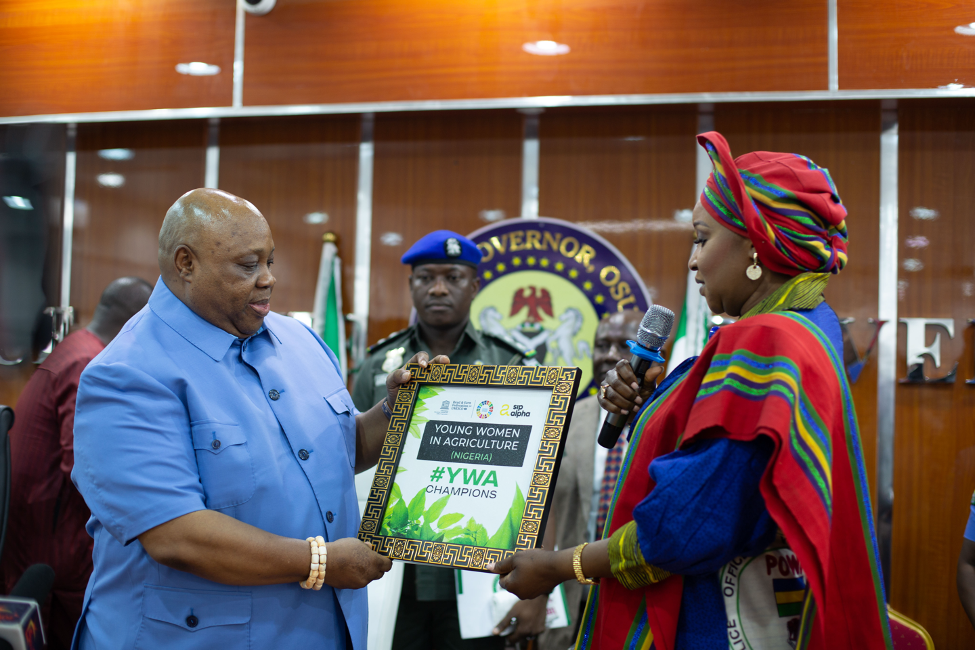Dr. Elizabeth Egbetokun and Governor Jackson Adeleke